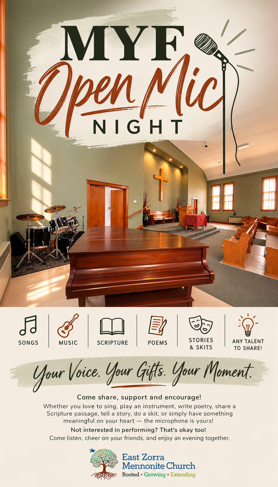 MYF Open Mic Night