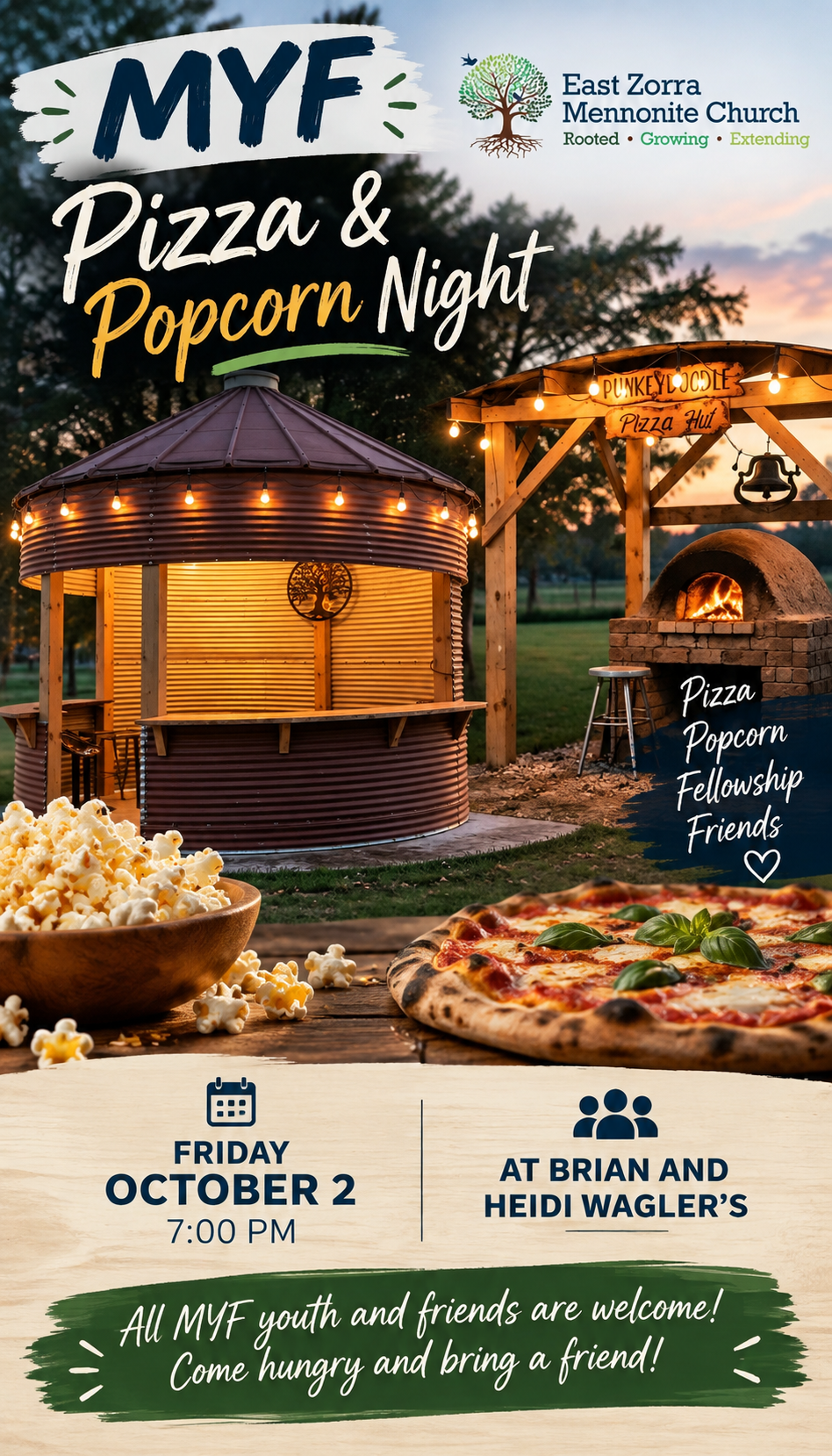 MYF – Pizza & Popcorn Night