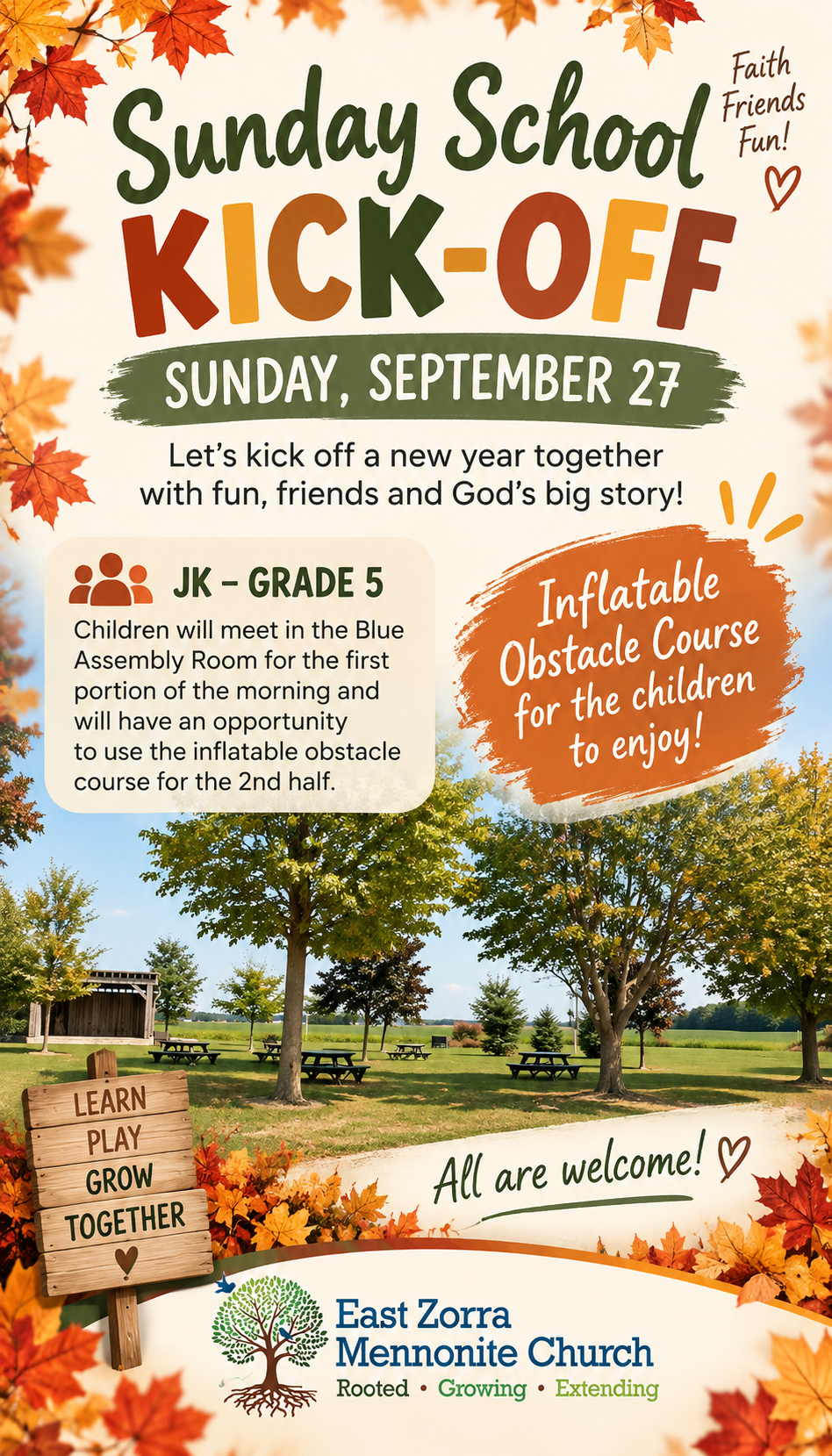 Sunday School Kick-Off