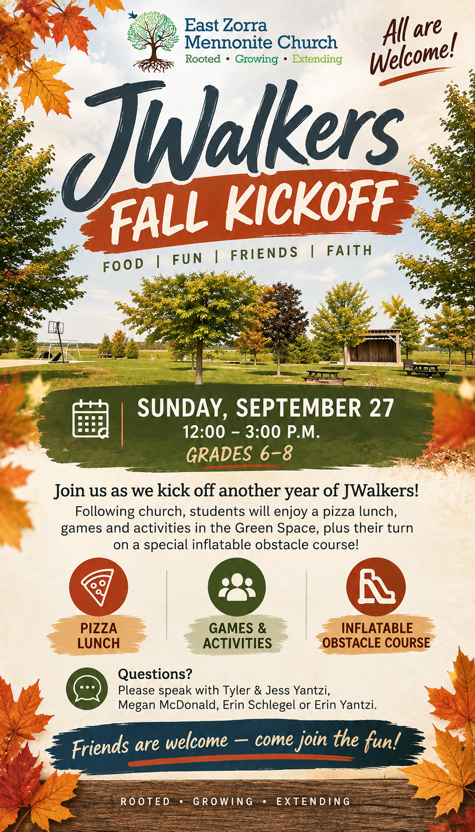 JWalkers Fall Kickoff