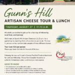 Gunn’s Hill Artisan Cheese Tour & Lunch